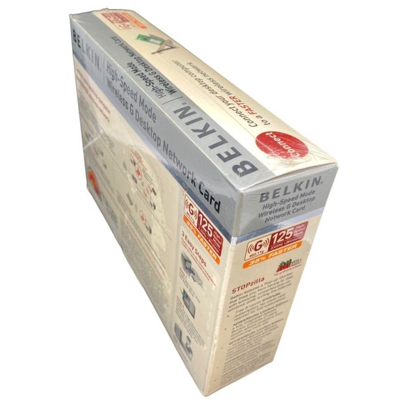 Belkin Wireless G Desktop Network Card NOS Sealed - Picture 7 of 8